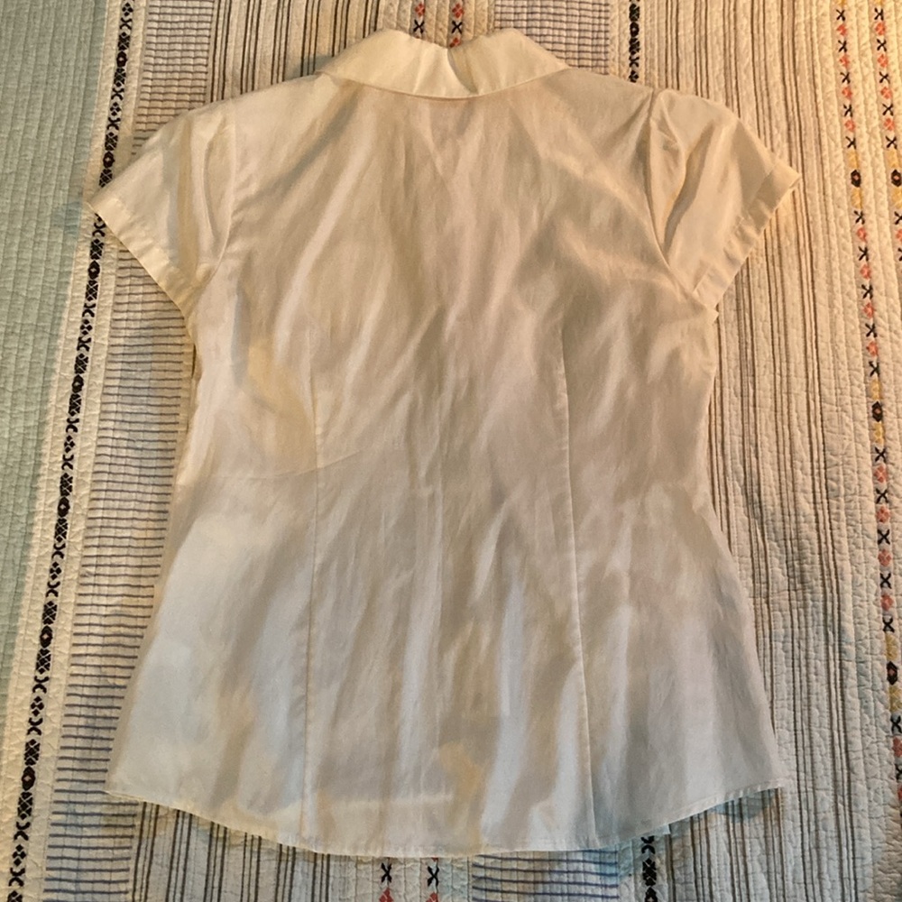 lovely sz M blouse off white - Picture 4 of 6